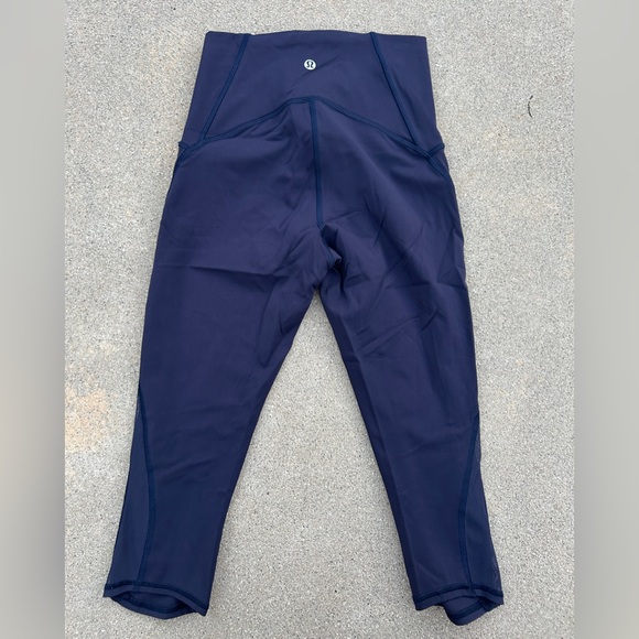 lululemon athletica Pants - Lululemon In Mesh Tight Leggings Womens 4 Midnight Navy
